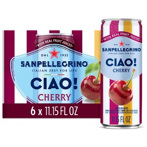 Sanpellegrino CIAO! Cherry - 6pk/11.15 fl oz Cans - 1 of 4