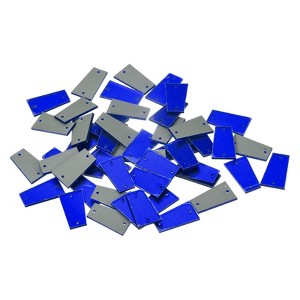 Unique Bargains Flat Back Sew on Acrylic Irregular Mirrors for Evening Dresses Cloth 50 Pcs - 1 of 4