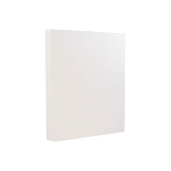 Blue White Card Stock - 8 1/2 x 11 in 80 lb Cover Satin 30% Recycled