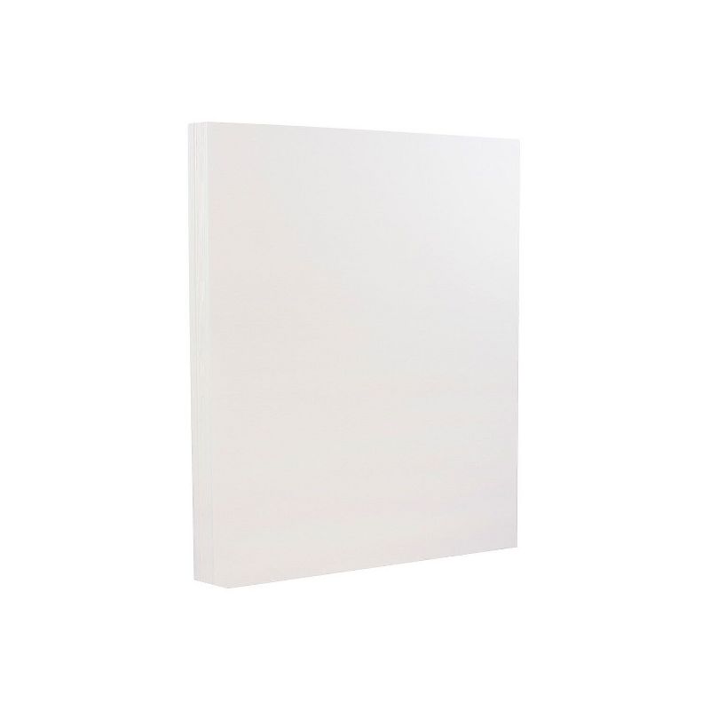 JAM Paper Strathmore 80 lb. Cardstock Paper 8.5" x 11" Bright White 50 Sheets/Pack (191267), 1 of 3