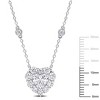 EVERLY JEWELRY | Sterling Silver 2.07 CT DEW Created White Moissanite Necklace With Chain, 18"+2" Ext - 2 of 4