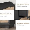 GAOMON 6 Drawer Rattan Dresser for Bedroom, Integrated Cabinet Body & Legs Design, Wooden Chest of Drawers,for Home - 3 of 4