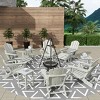 WestinTrends Malibu HDPE Outdoor Patio Folding Poly Adirondack Chair (12-Piece Set) - 2 of 4
