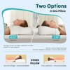 FONTOI Cooling Memory Foam Pillow with Breathable Pillowcase, Dual Height Orthopedic Support Contour Pillow for Side, Stomach Sleeper - 4 of 4