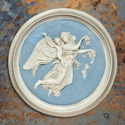Design Toscano Morning Angel Roundel Wall Plaques (1815)