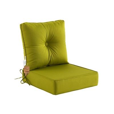 ARTPLAN Deep Seat Pillow and High Back Chair Cushions Outdoor Water Repellent Replacement Patio Seating Cushions
