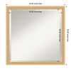 Amanti Art Bethany Beveled Wood Framed Bathroom Vanity Wall Mirror - 3 of 4