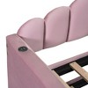 NicBex Twin Size Upholstered Daybed with Trundle,Velvet Sofabed with USB Charging Ports for Bedroom,Living Room,Apartment - 4 of 4