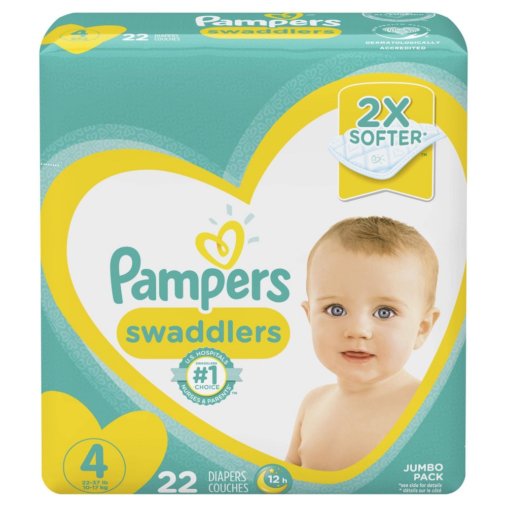 UPC 037000863458 product image for Pampers Swaddlers Diapers - Size 4 - 22ct | upcitemdb.com