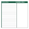 Vertical Erasable Wall Planner, 32 x 48, White/Green Sheets, 12-Month (Jan to Dec): 2026 - 2 of 4