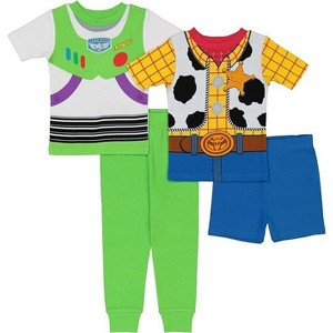 Disney Toy Story Toddler Boy's 4-Piece Cotton Pajama Set - 1 of 4