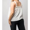 Women's Plus Sleeveless Back Smocking Band Top - GILLI - 4 of 4