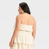 Women's Crinkle Gauze Tube Top - Universal Thread™ - 2 of 3
