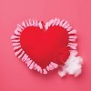 Valentine's Craft Make - Your - Own Heart Shaped Fleece Pillow Kit - Mondo Llama™ - image 2 of 3