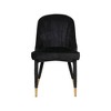 Meridian Furniture,Belle Velvet Dining Chair, Set of 2 - 4 of 4