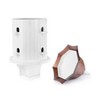 Dovecote Manor Pure Copper Bird House - White - Good Directions: Mango Hardwood Base, No Assembly Required - 2 of 4