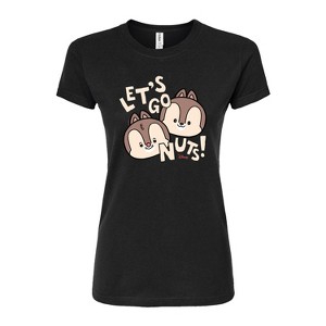 Women's - Disney - Let's Go Nuts Juniors Fitted Graphic T-Shirt - 1 of 3