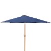 Sunnydaze 8.5 ft Outdoor Patio Umbrella with Tilt, Crank and Vent - Faux Woodgrain Finish - 4 of 4