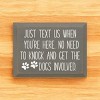 Slickblue Rustic Dog Warning Sign, Solid Knotty Pine Wood, 9x12 Wall Art, Entryway Humor Style - 3 of 3