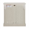 Chery Life Black 62.20" L Elegant and Functional 4-Door Rattan Decorative Storage Cabinet,for Bedroom,Living Room,Office,Easy Assembly - 3 of 4