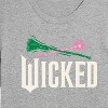 Women's - Wicked - Wand And Broomstick Logo Cropped Graphic T-Shirt - 2 of 4