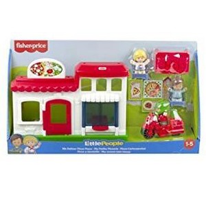 Fisher-Price Little People Toddler Playset We Deliver Pizza Place Toy Restaurant with Figures & Accessories for Ages 1+ Years - 1 of 1