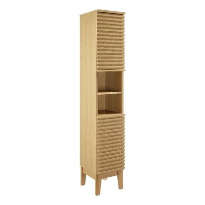 Modway Render Tall Narrow Bathroom Storage Tower