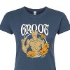 Women's - Marvel - Guardians of the Galaxy Groot Peace Flowers Fitted Graphic T-Shirt - 2 of 3