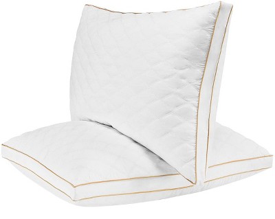 Dr. Pillow Italian Luxury Quilted Pillow - Queen, Set of 2