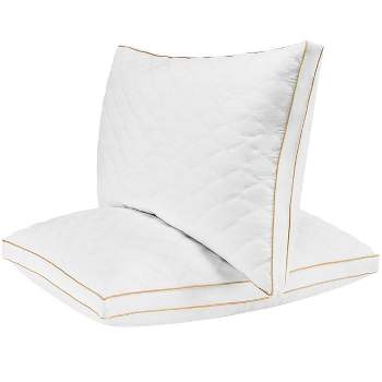 Dr. Pillow Italian Luxury Quilted Pillow - Queen, Set of 2