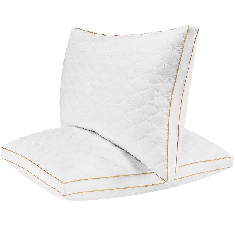 Dr. Pillow Italian Luxury Quilted Pillow - Queen, Set of 2, 1 of 7