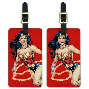 Wonder Woman Character Luggage ID Tags Set of 2 - 1 of 4