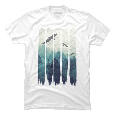 Men's Design By Humans Up From Above By NomAdartStudio T-Shirt