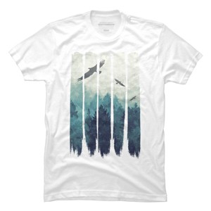 Men's Design By Humans Up From Above By NomAdartStudio T-Shirt - 1 of 4