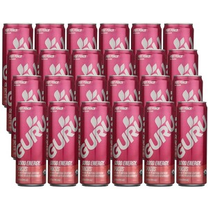 Guru Organic Energy Fruit Punch Good Energy Drink - Case of 24/12 fz - 1 of 3