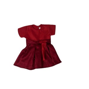 Doll Clothes Superstore Handmade Red Glitter Dress Fits Our Generation American Girl And My Life Dolls - 1 of 4