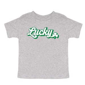 The Juniper Shop Lucky Outline Toddler Short Sleeve Tee - 1 of 4