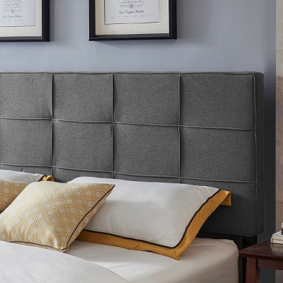 Modern and Contemporary Tufted Upholstered Fabric Headboard-Christopher Knight Home