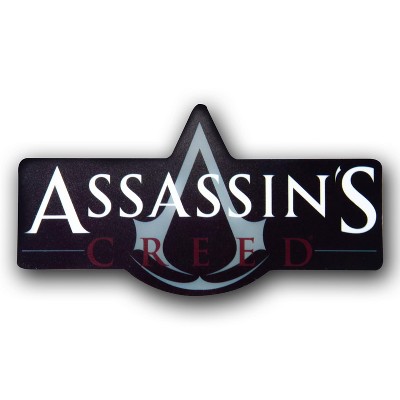 Just Funky OFFICIAL Assassin's Creed Logo Magnet | Feat. The Assassin's Crest | 5.8" Wide