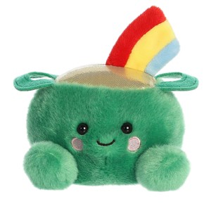 Aurora Mini Ciara Pot Of Gold Palm Pals Adorable Stuffed Animal Green 4.5" - 1 of 4