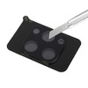 Unique Bargains Phone Camera Cover 5H Glossy Camera Lens Protector Glass Black 1Pc - 2 of 4