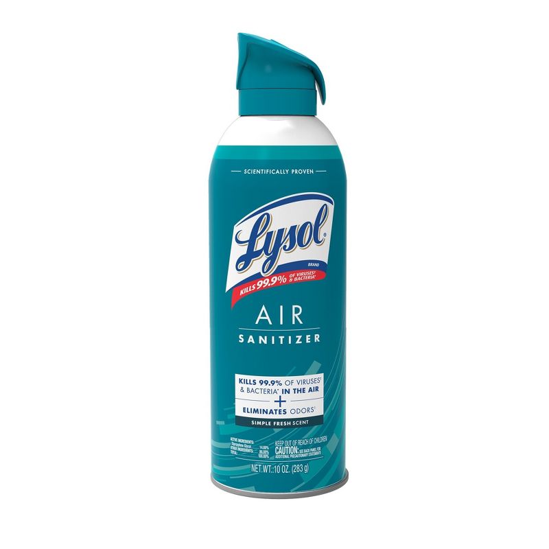 Lysol Air Sanitizing Spray - Simple Fresh - 10oz, 1 of 12