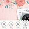 Modern Washable Area Rug, Soft Floral Floor Cover with Non Slip Backing, Low Pile Stain Resistant Floor Carpet for Living Room - 4 of 4