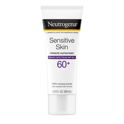 Neutrogena Sensitive Skin Sunscreen Broad Spectrum - SPF 60+ - 3 fl oz
