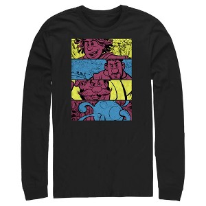 Men's Disney Strange World Clade Family Comic Strips Long Sleeve Shirt - 1 of 4