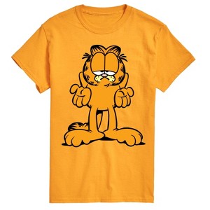 Men's - Garfield - Shrug Short Sleeve Graphic T-Shirt - 1 of 3