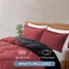 Peace Nest Lightweight Reversible Microfiber Down Alternative Comforter Set - 3 of 4