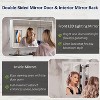 Alita Medicine Cabinet with Lights and Mirrors, Modern Bathroom Cabinet with 3-Mode Light, Anti-Fog, Dimmable, Memory Function, Outlet, Silver - 3 of 4