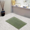 Knightsbridge Bella Napoli 220 GSF Reversible Bath Rug 17 x 24 - Sage - 3 of 4