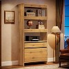 Hommoo Modern Bookshelf with 2 Drawers - 4 of 4